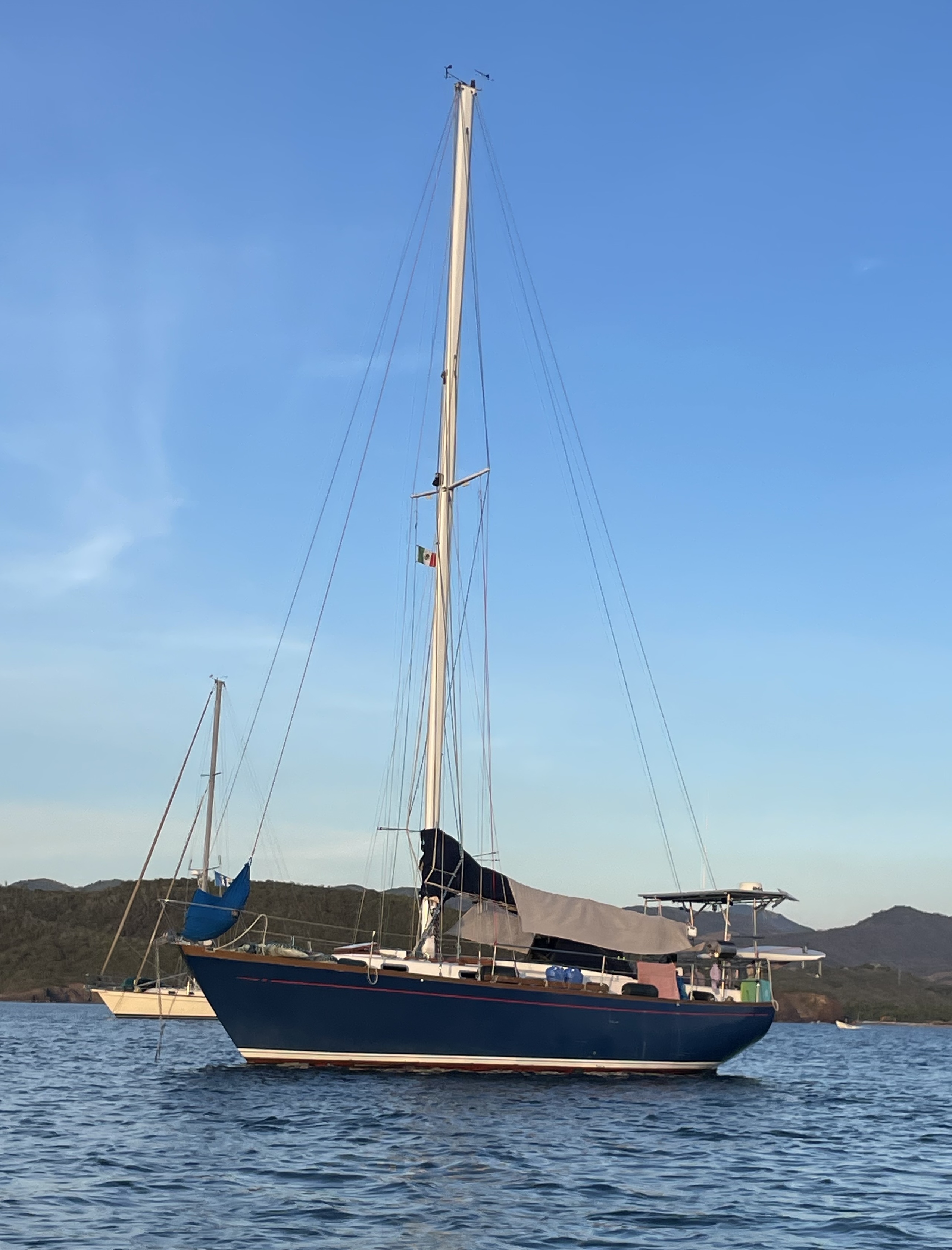 S/V Mosaic at anchor